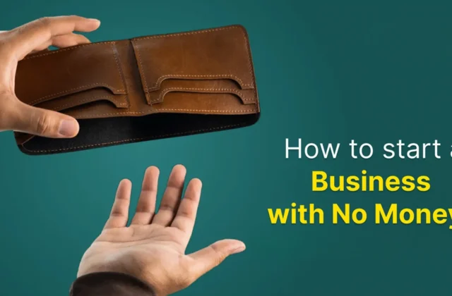 start a business with no money